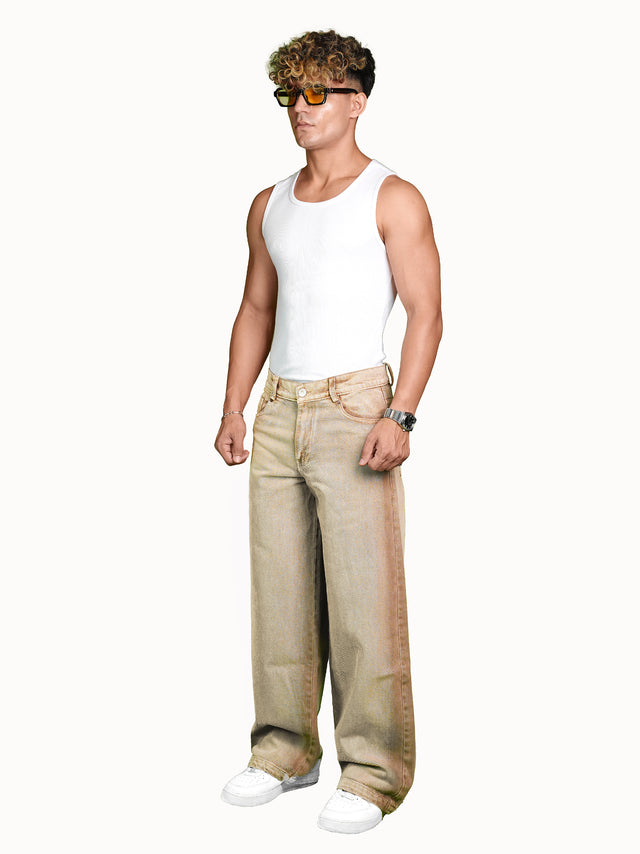 DESERT WASH BROWN DENIM