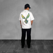 ROSE WINGS WHITE T-SHIRT