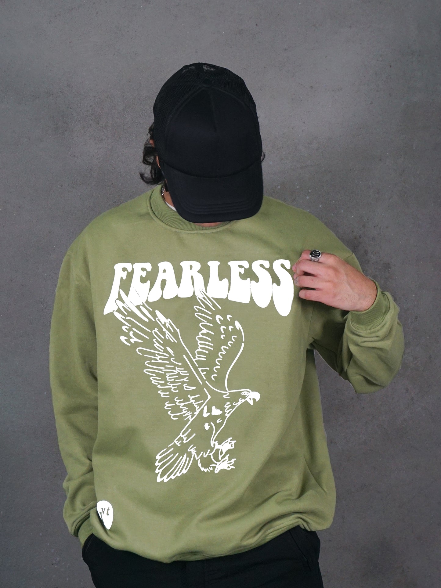 "FEARLESS" PISTA SWEATSHIRT