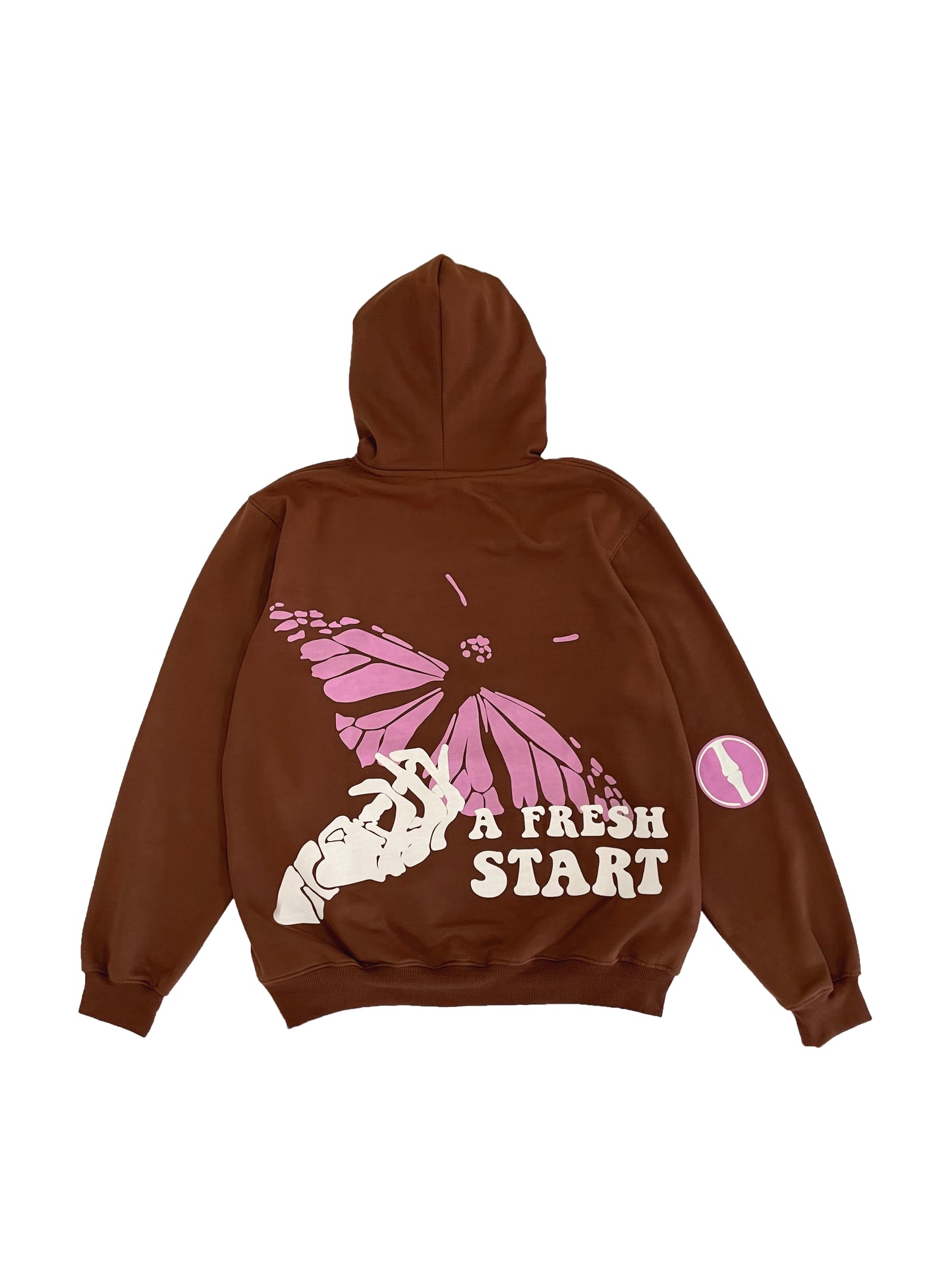 A FRESH START BROWN HOODIE [UNISEX]