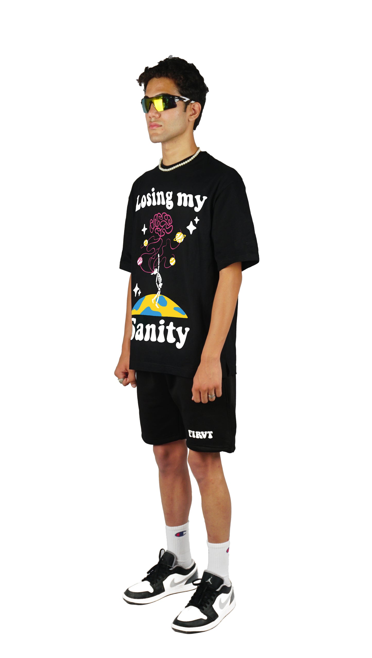 LOSING MY SANITY BLACK TSHIRT [UNISEX]