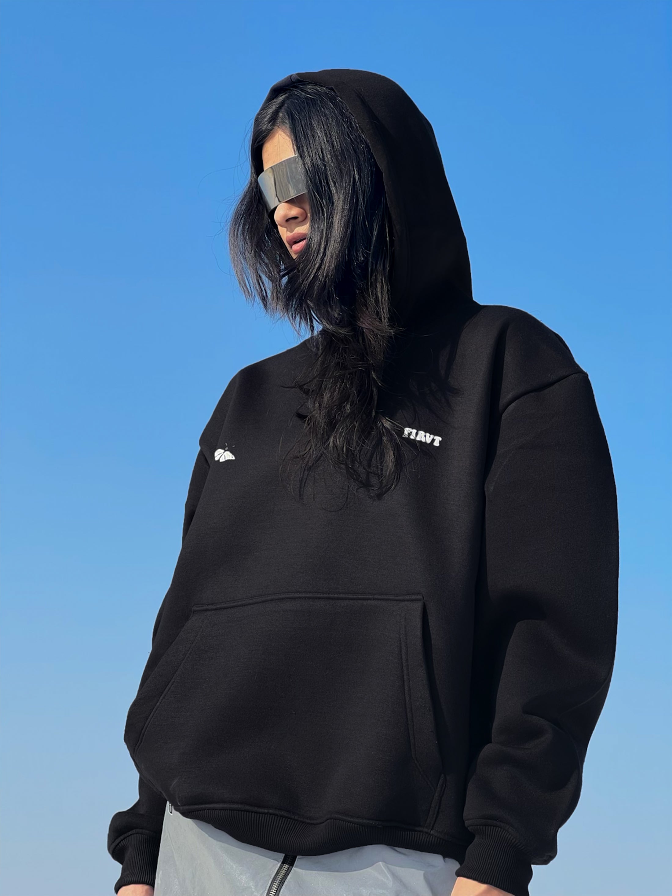 Black discount hoodie xl