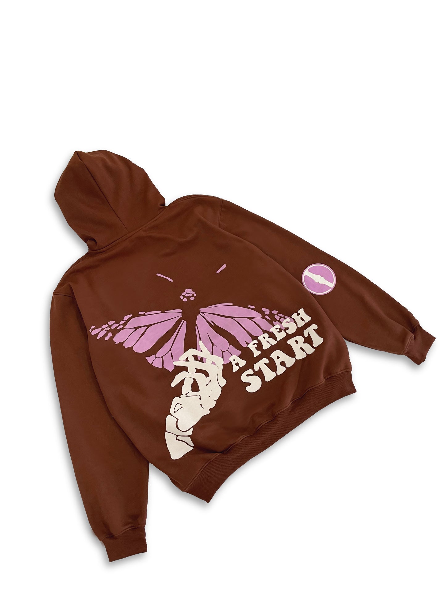 A FRESH START BROWN HOODIE [UNISEX]