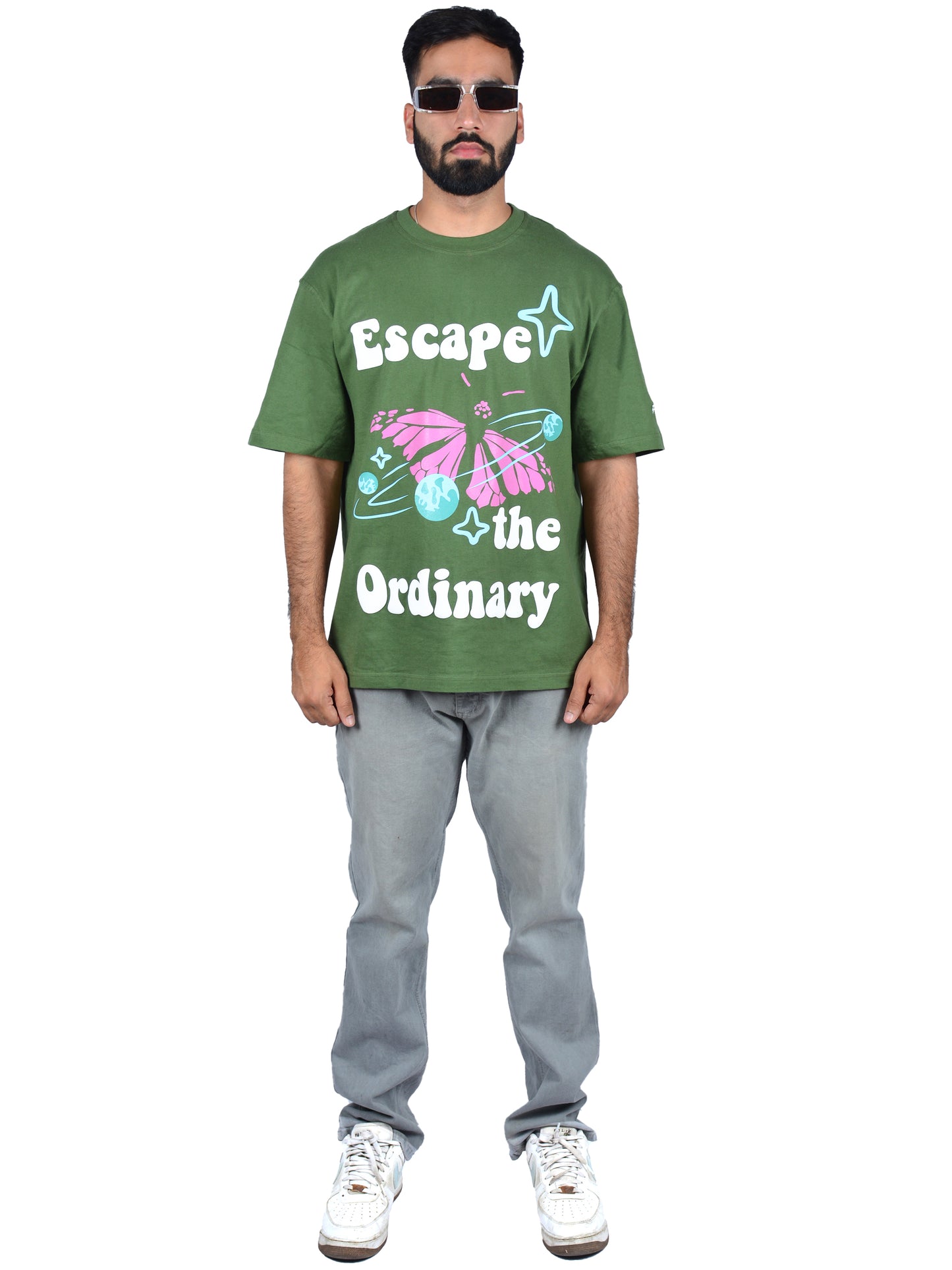 ESCAPE THE ORDINARY GREEN TSHIRT [UNISEX]