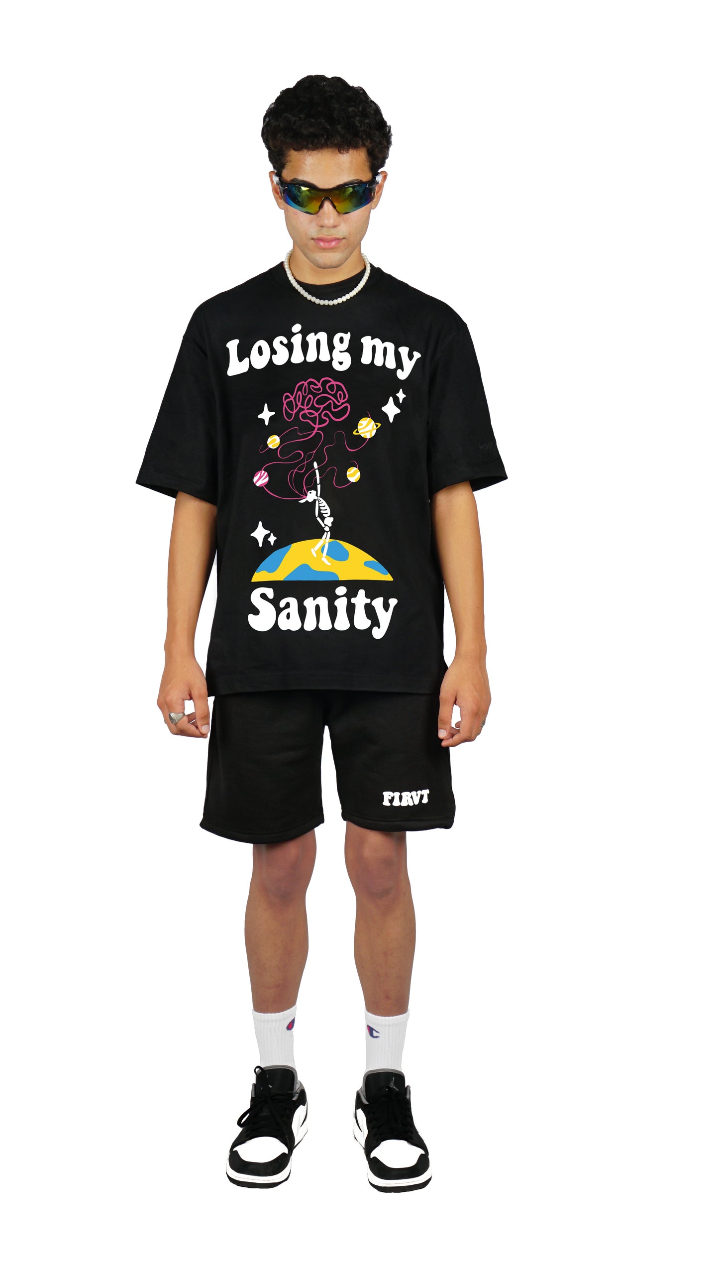 LOSING MY SANITY BLACK TSHIRT [UNISEX]